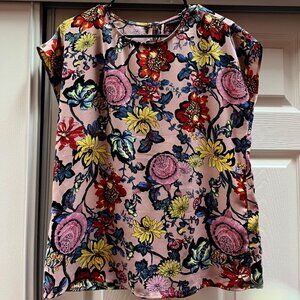 Blouse with Flower Print